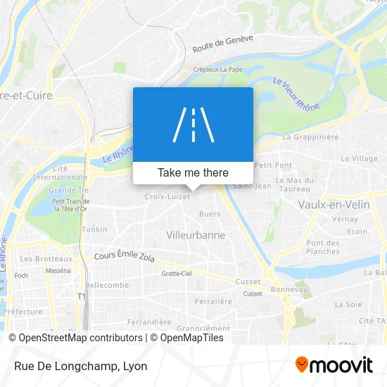 Rue De Longchamp map