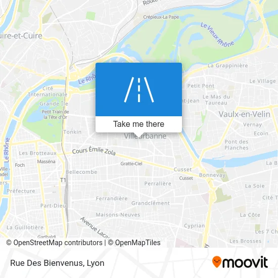 Rue Des Bienvenus map