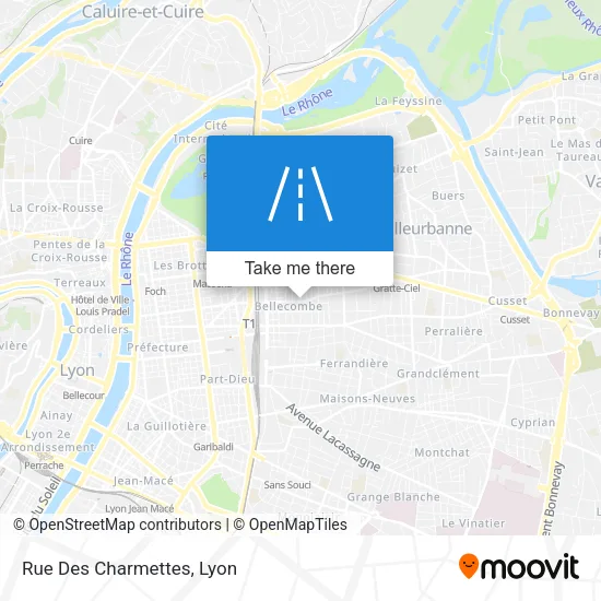 Rue Des Charmettes map