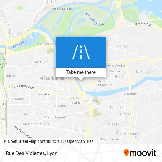 Rue Des Violettes map