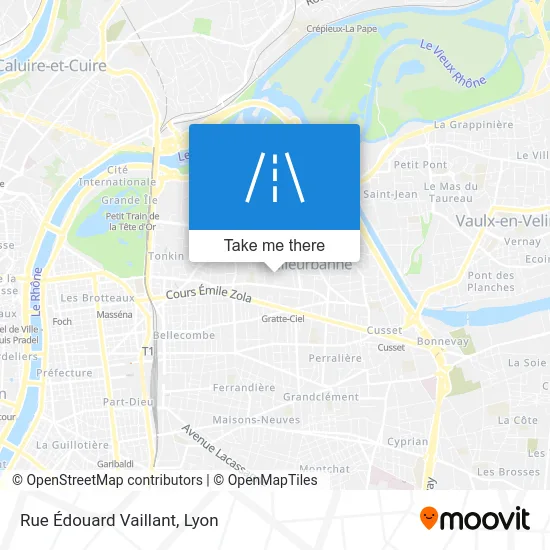 Rue Édouard Vaillant map