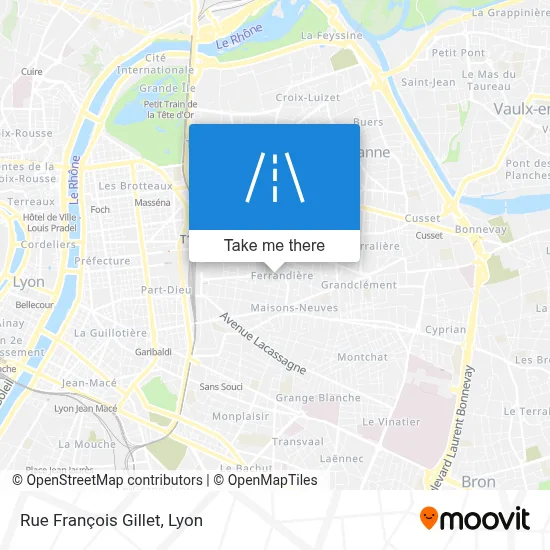 Rue François Gillet map