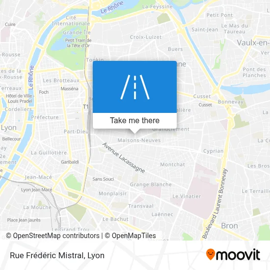 Rue Frédéric Mistral map