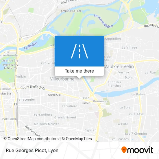 Rue Georges Picot map