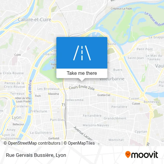 Rue Gervais Bussière map