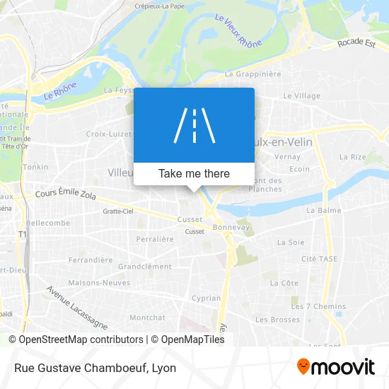 Rue Gustave Chamboeuf map