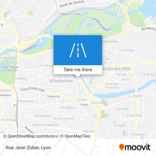Rue Jean Zuber map