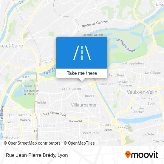 Rue Jean-Pierre Brédy map