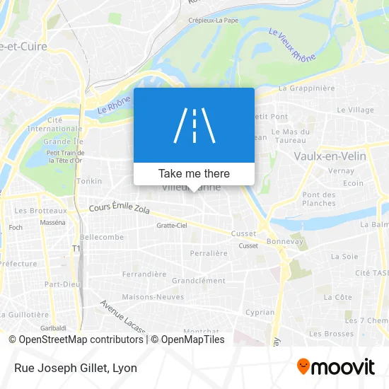 Rue Joseph Gillet map