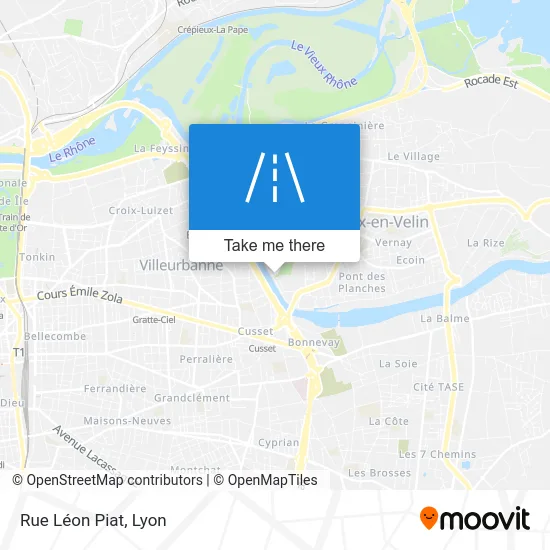 Rue Léon Piat map