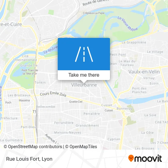 Rue Louis Fort map