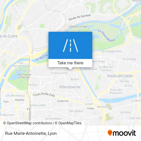 Rue Marie-Antoinette map