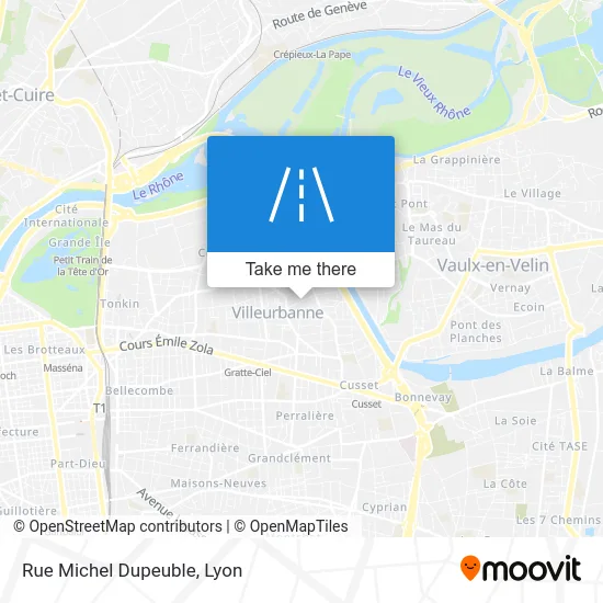 Rue Michel Dupeuble map