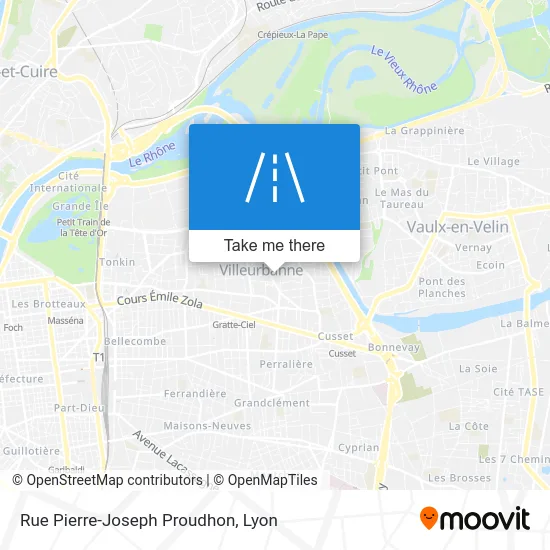 Rue Pierre-Joseph Proudhon map