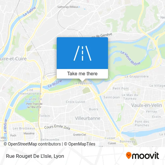 Rue Rouget De L'Isle map