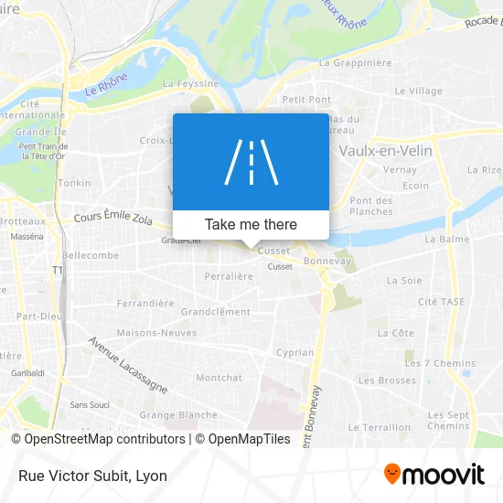 Rue Victor Subit map