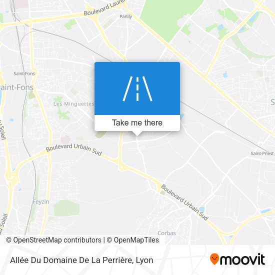 Allée Du Domaine De La Perrière map