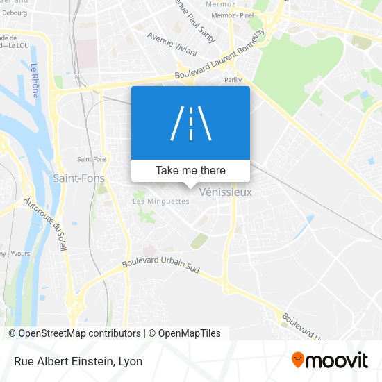 Rue Albert Einstein map