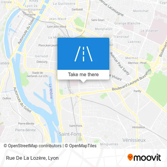 Rue De La Lozère map