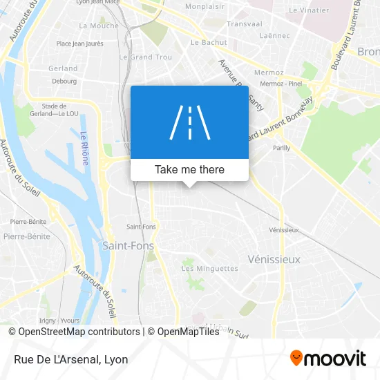 Rue De L'Arsenal map