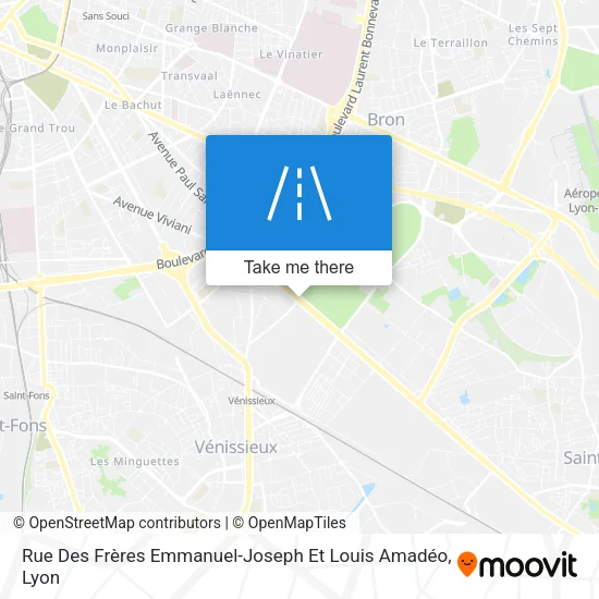 Rue Des Frères Emmanuel-Joseph Et Louis Amadéo map