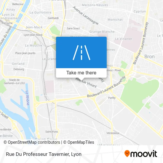 Rue Du Professeur Tavernier map