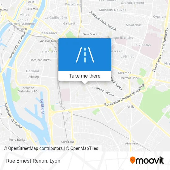 Rue Ernest Renan map