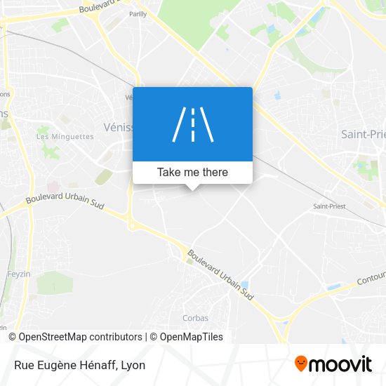 Rue Eugène Hénaff map