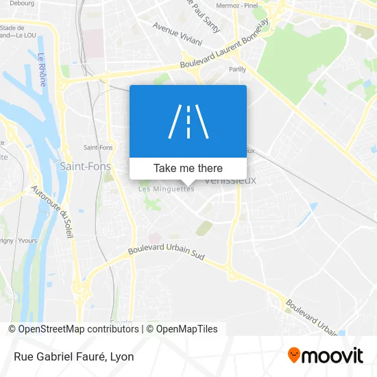 Rue Gabriel Fauré map