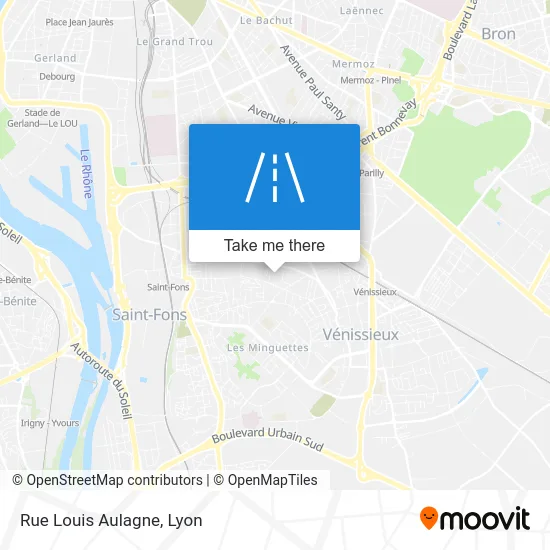 Rue Louis Aulagne map