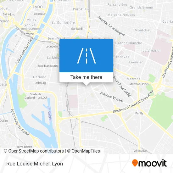Rue Louise Michel map