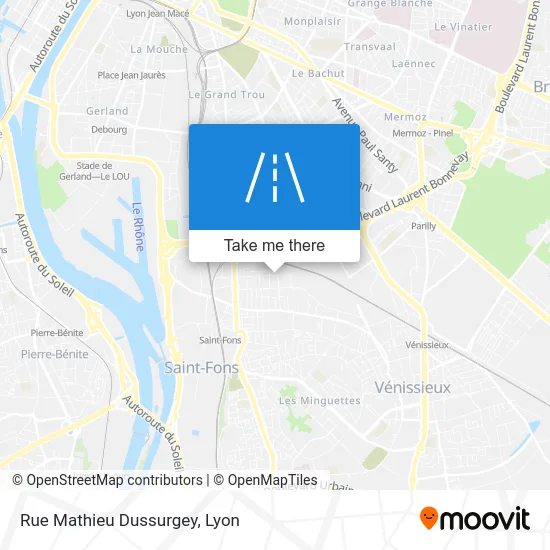 Rue Mathieu Dussurgey map