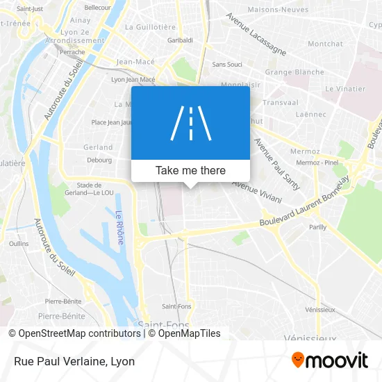 Rue Paul Verlaine map