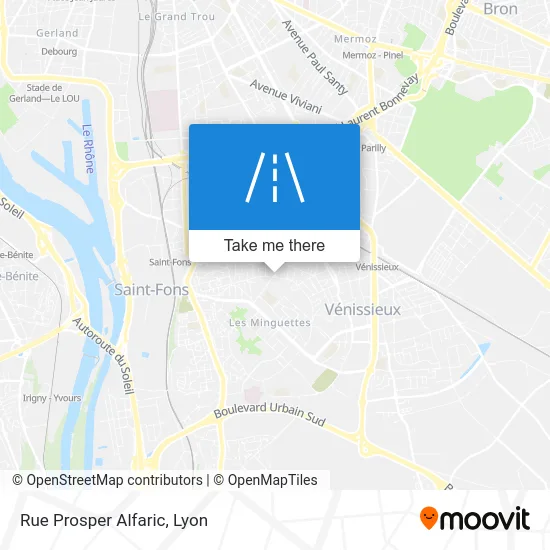 Rue Prosper Alfaric map