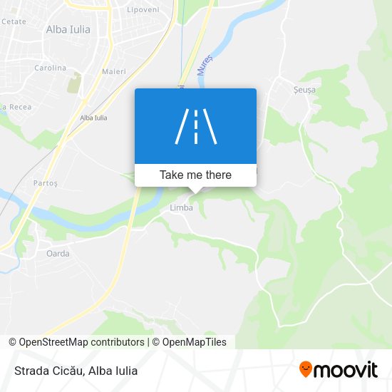 Strada Cicău map