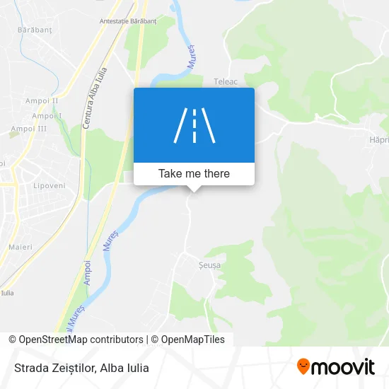 Strada Zeiștilor map