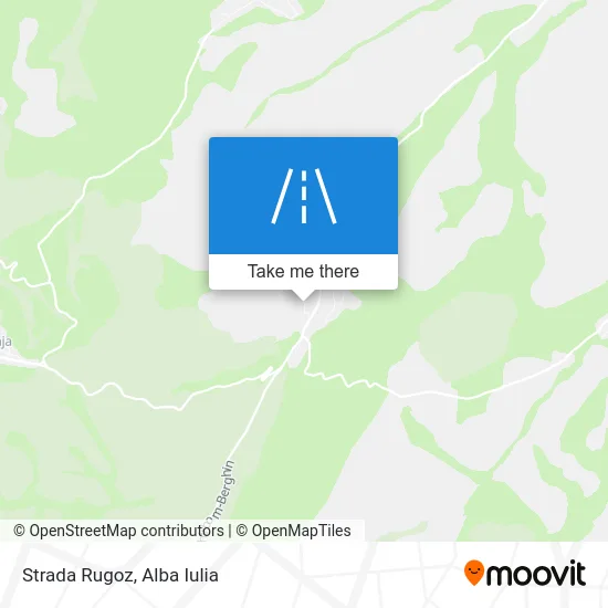 Strada Rugoz map
