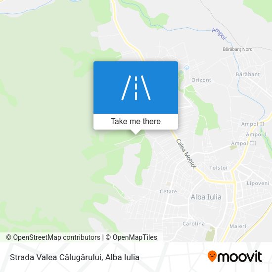 Strada Valea Călugărului map