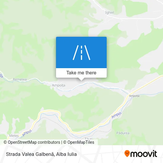 Strada Valea Galbenă map