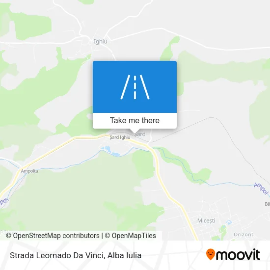 Strada Leornado Da Vinci map