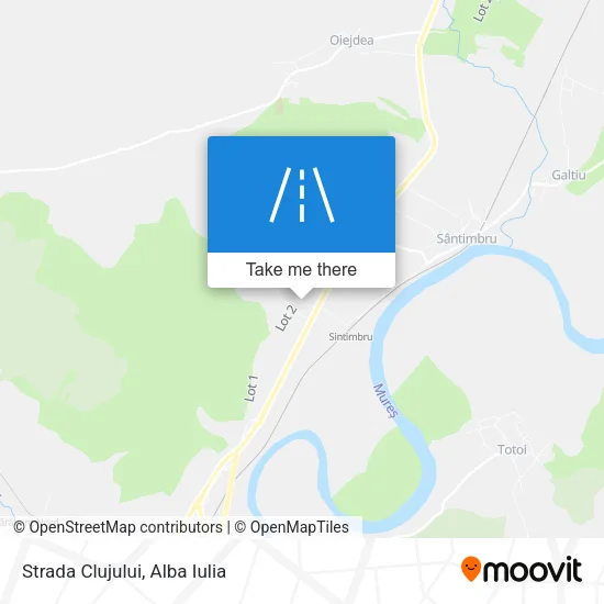 Strada Clujului map