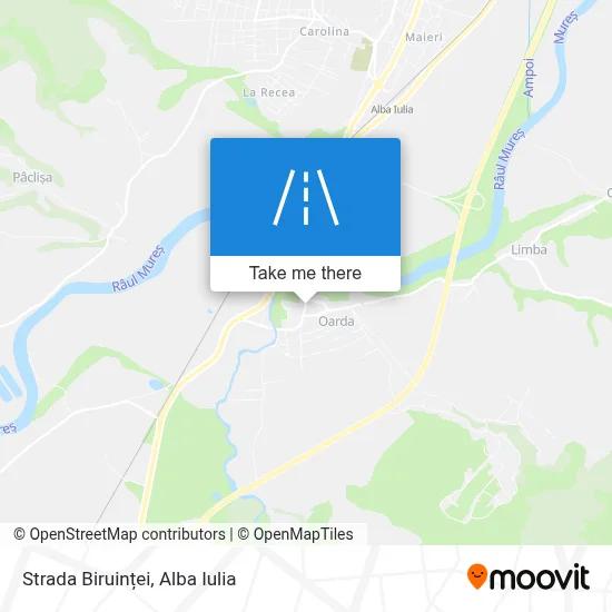 Strada Biruinței map