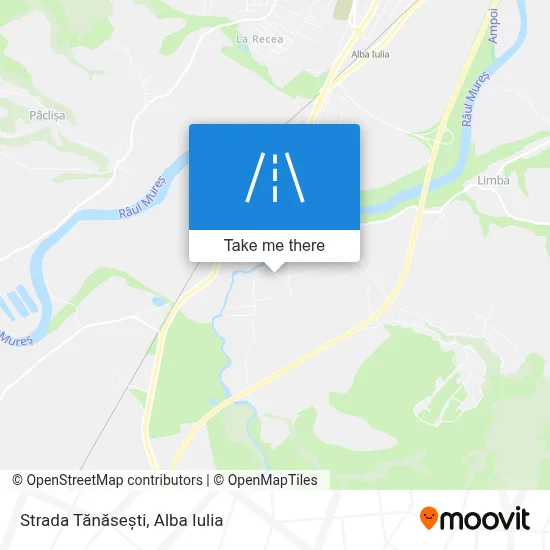 Strada Tănăsești map