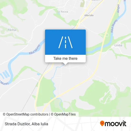 Strada Duzilor map