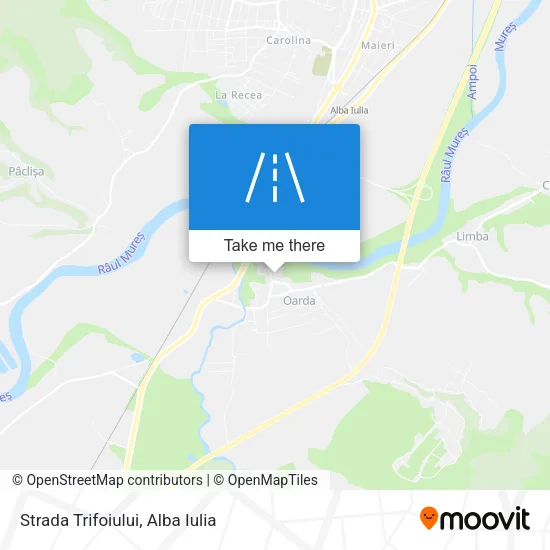 Strada Trifoiului map