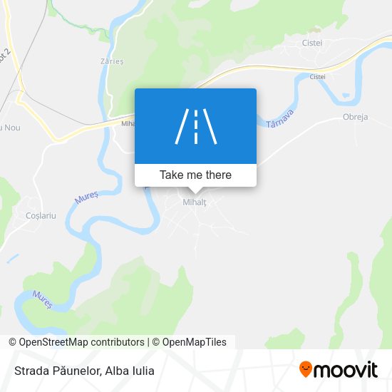 Strada Păunelor map