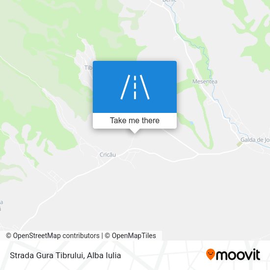 Strada Gura Tibrului map