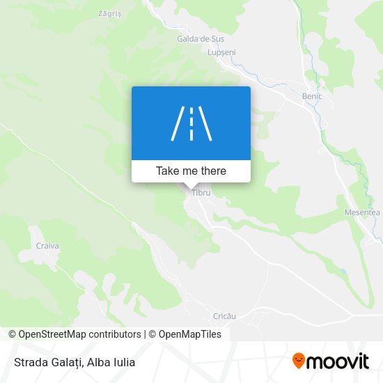 Strada Galați map