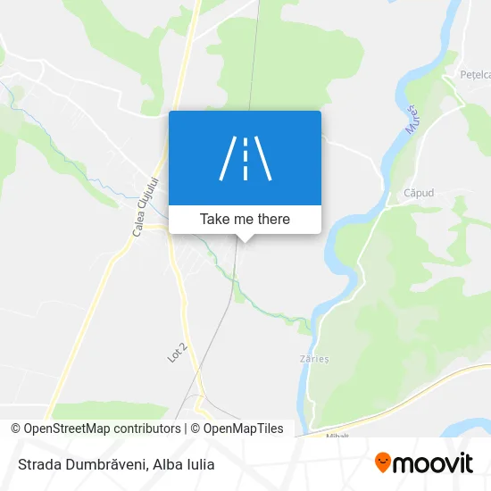 Strada Dumbrăveni map