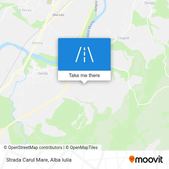 Strada Carul Mare map